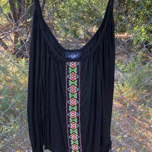 Embroidered Tank Top